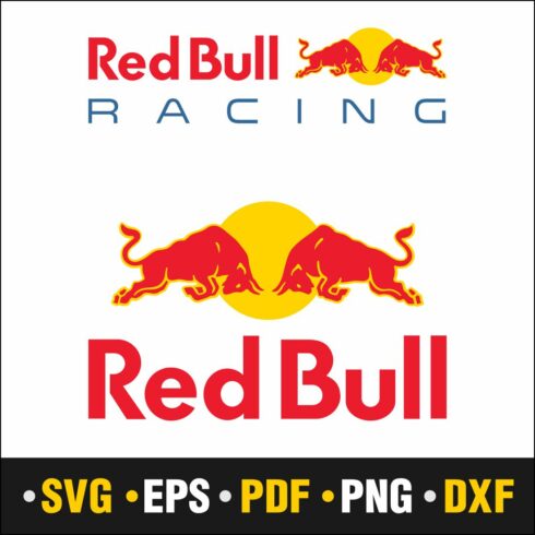 Redbull, Redbull Svg, Redbull Monogram Svg, Redbull Png, Bull Png, Red Bulls Svg, Instant Download Vector Cut file Cricut, Silhouette, Pdf Png, Dxf, Decal cover image.