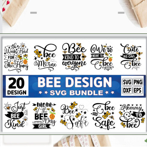 Bee Svg bundle, Bee Bundle, Bee Svg Bundle cover image.