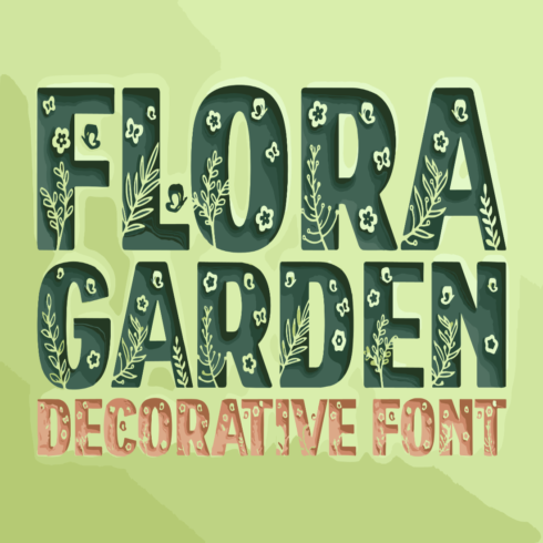 Flora Garden Font cover image.