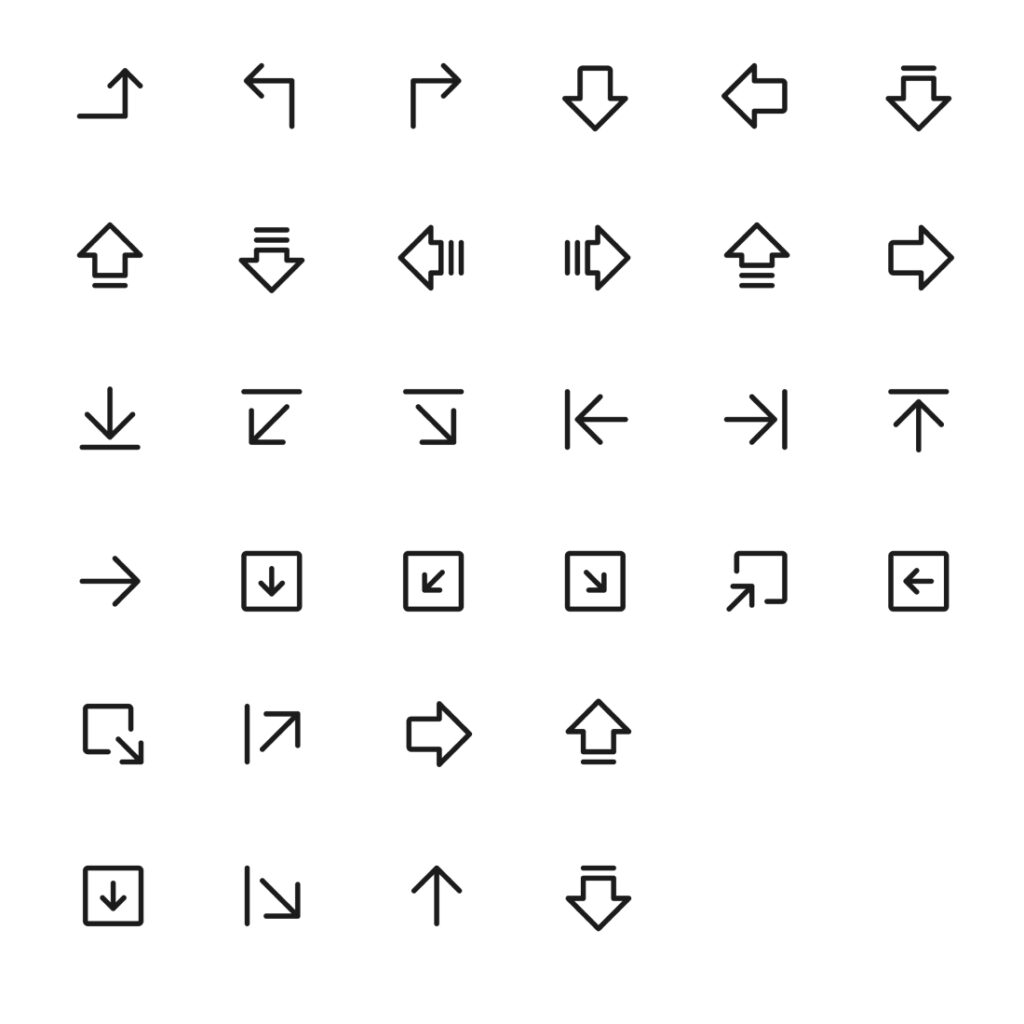 Arrow Icons pack - MasterBundles