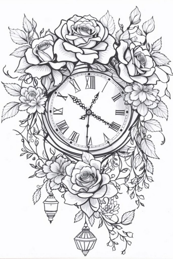 25 Printable Rose Designs Adult Coloring pages | Coloring Pages for ...