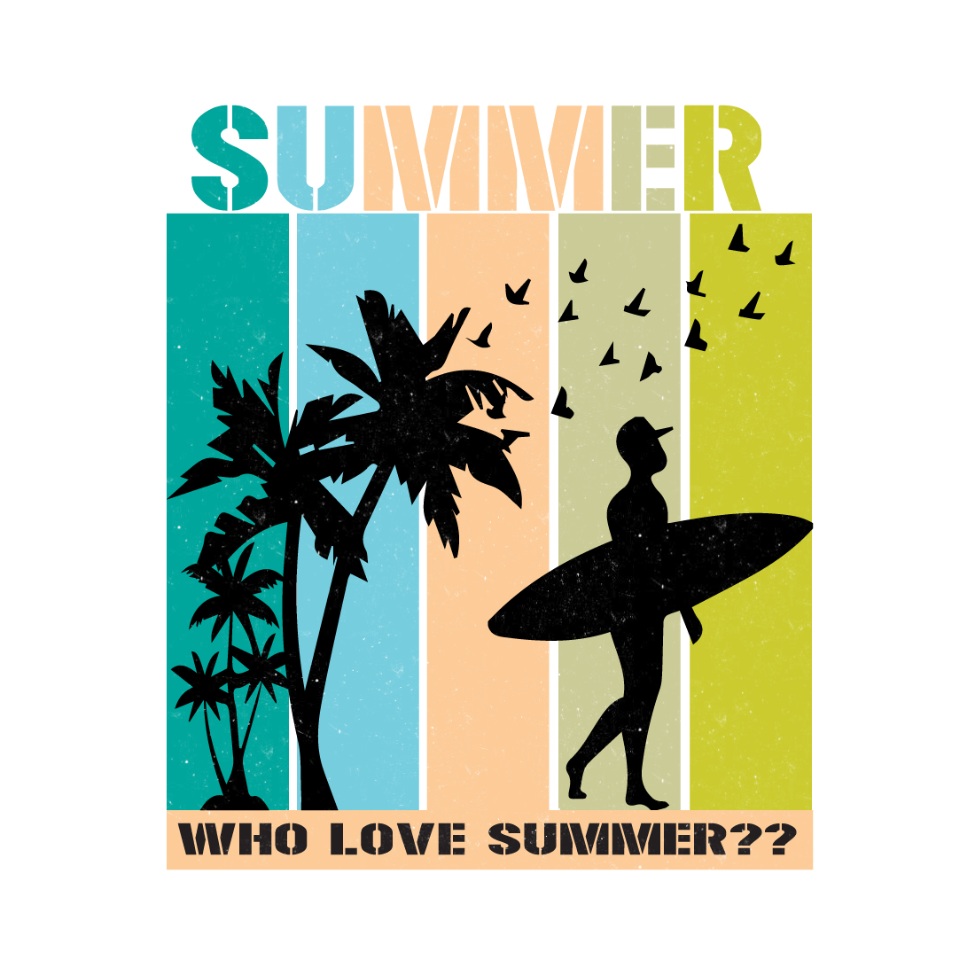 Summer t-shirt design for everyone cover image.