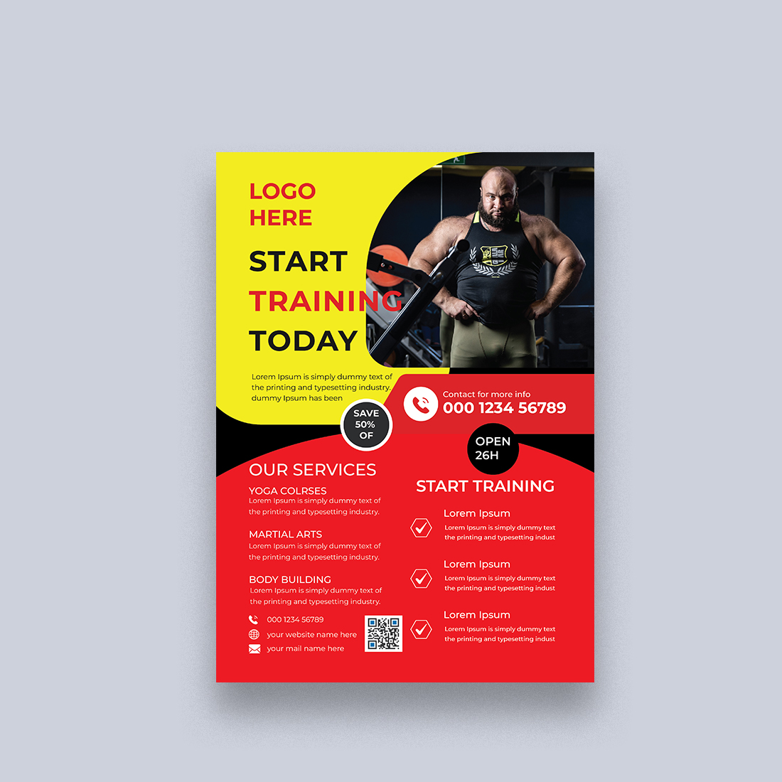 Corporate Flyer Design Template cover image.