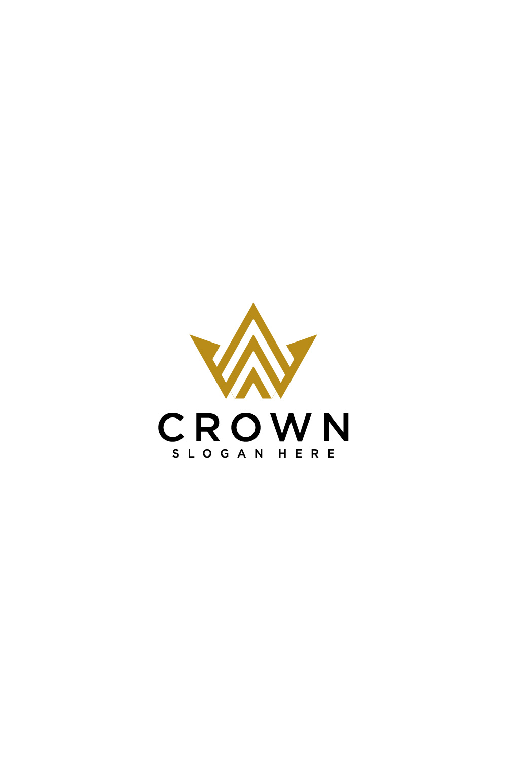 crown vector design icon template pinterest preview image.