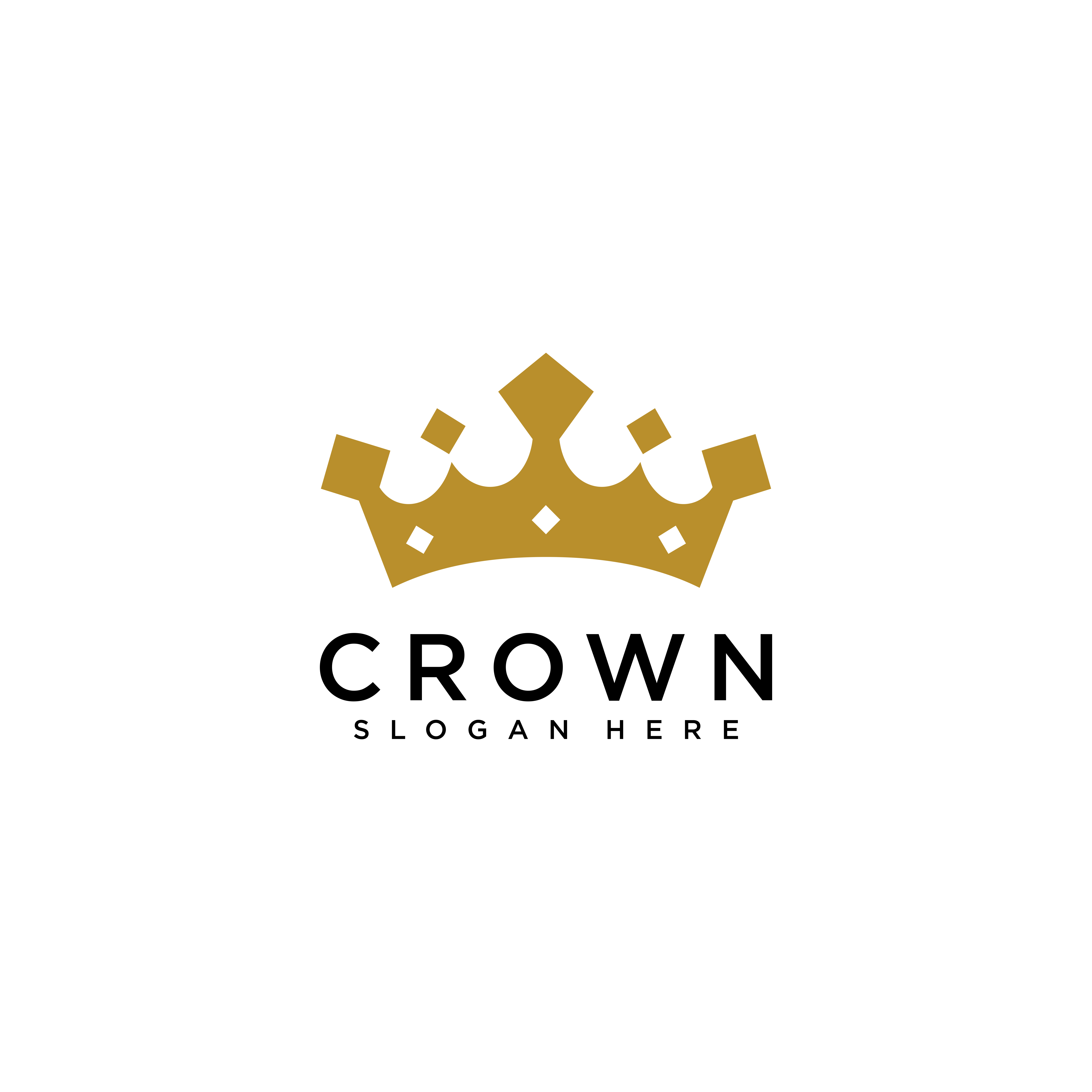 crown vector design icon template preview image.
