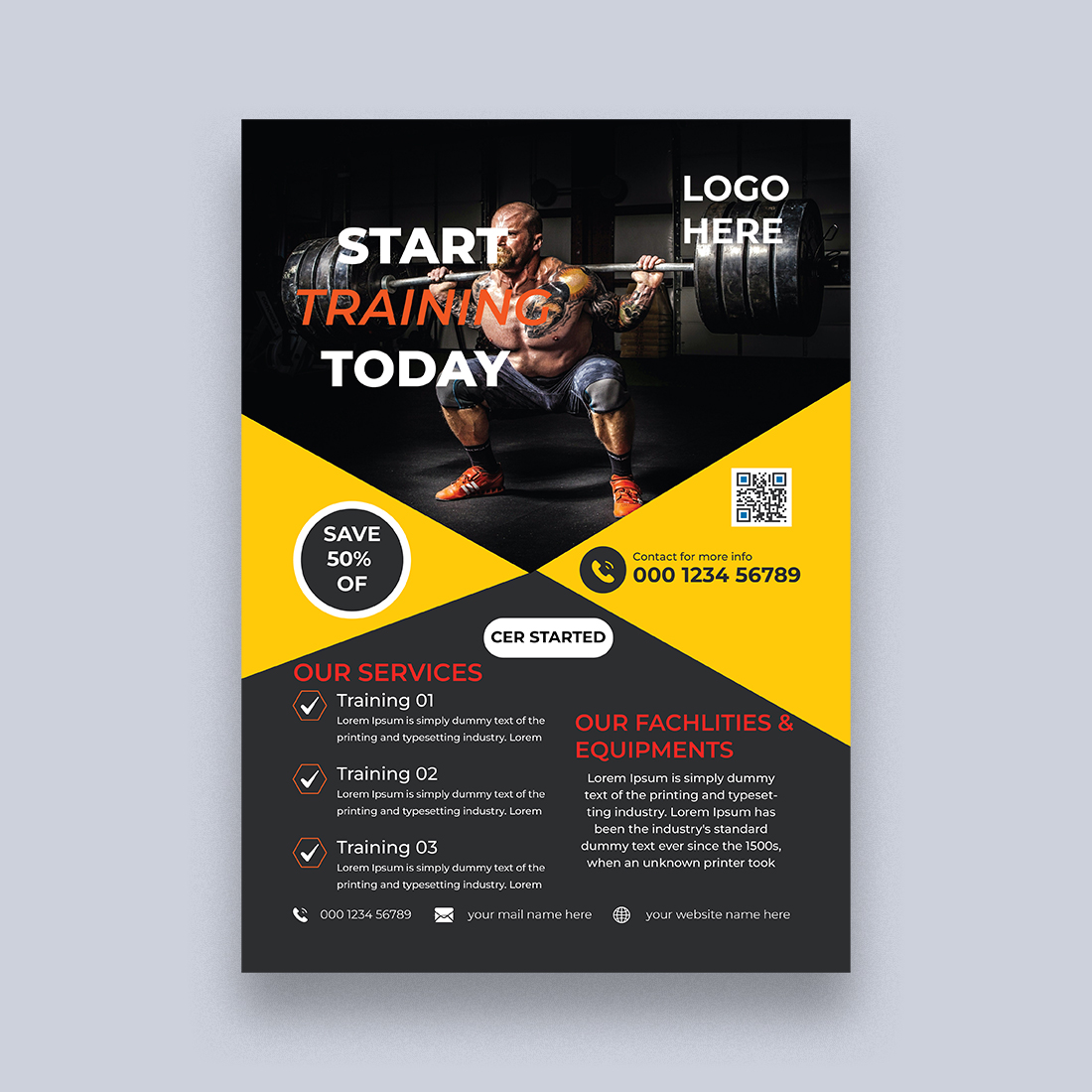 Corporate Flyer Design Template cover image.