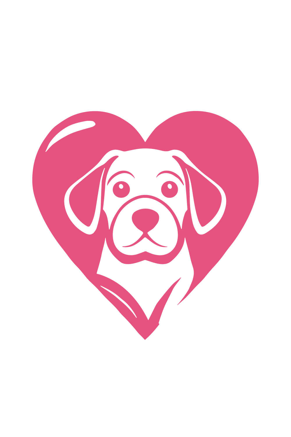 Best resolution High Quality Dog Love Logo Only in 20$ pinterest preview image.