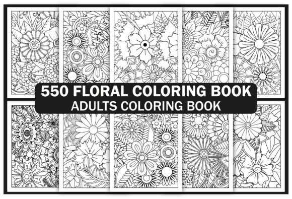 550 flowers adult coloring book forkdp graphics 49688127 1 1 580x395 668