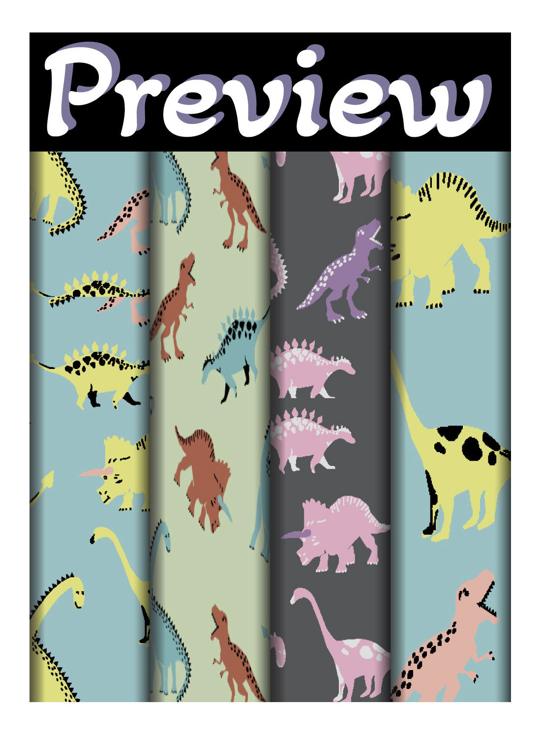 Animal Seamless Pattern pinterest preview image.