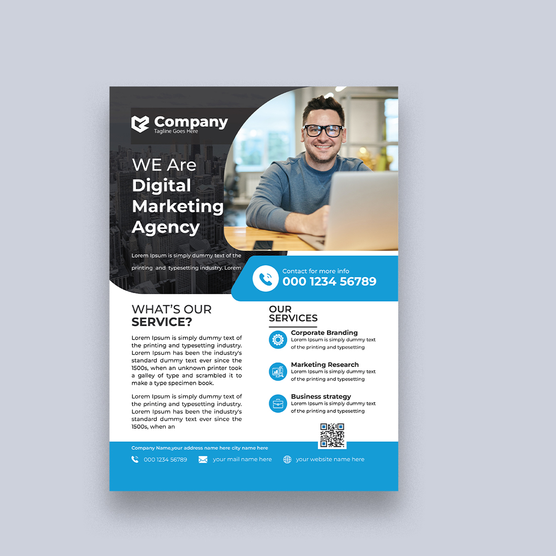 Corporate Flyer Design Template cover image.