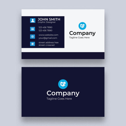 BUSINESS CARD Design Template cover image.