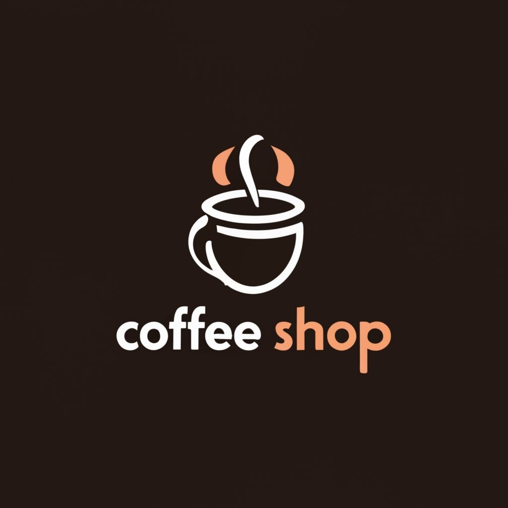 a logo for coffee shop named coffee shop 4 548