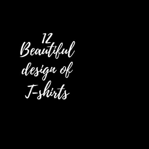 12 beautiful design of t-shirts of a man cover image.