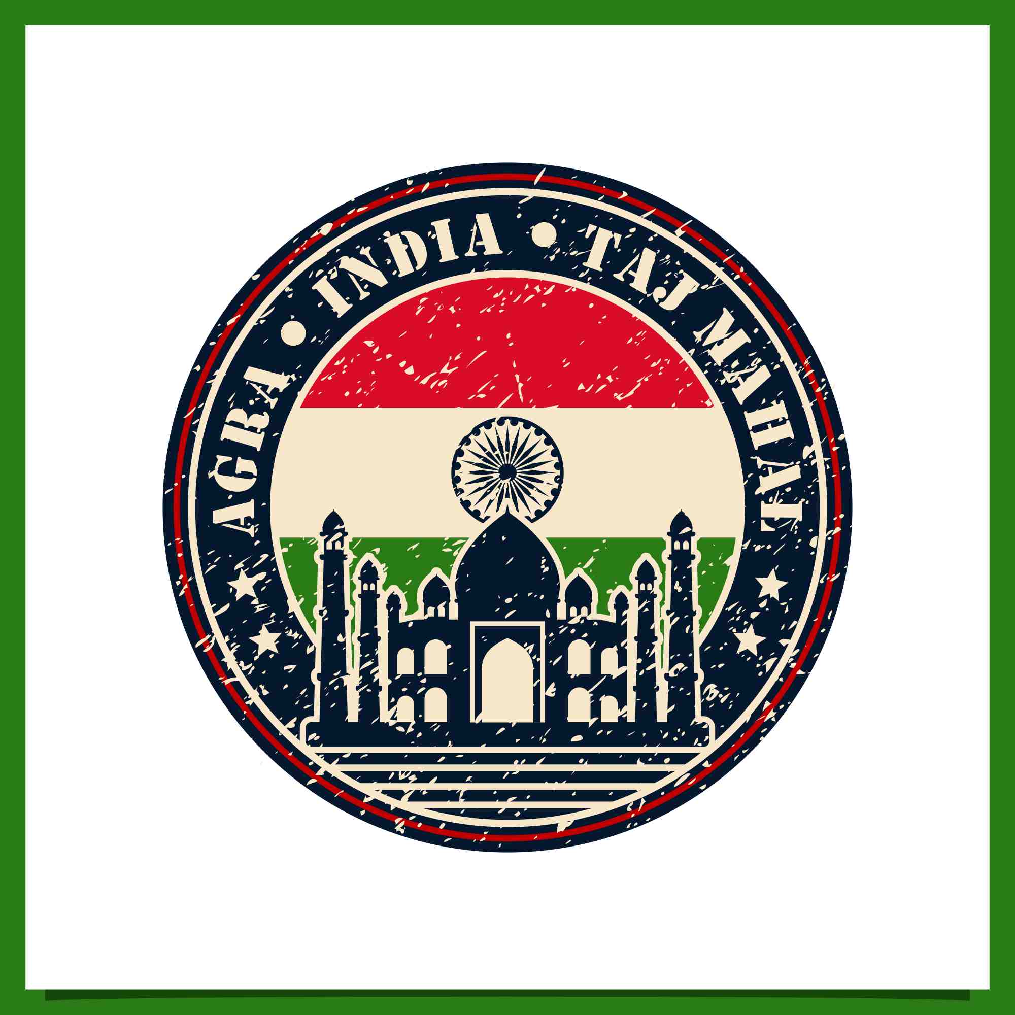 Agra India Tajmahal logo design - $ 4 preview image.