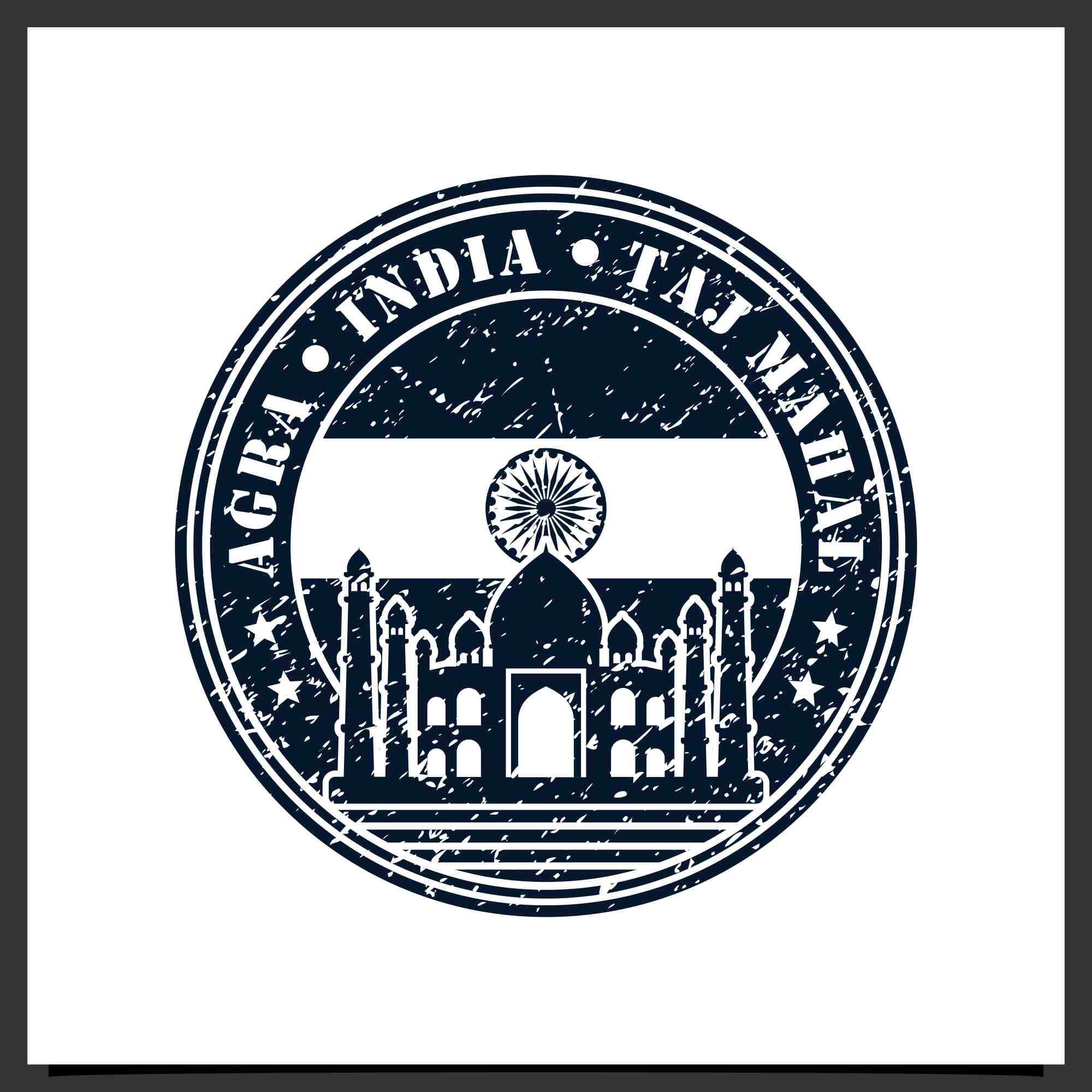 agra india tajmahal logo design 2 316