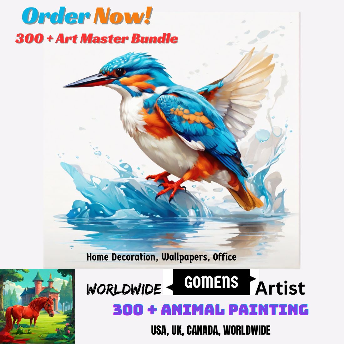 Unique Animal Art 300 Plus Master Bundle Worldwide Buy Now - On Latest Low Price preview image.