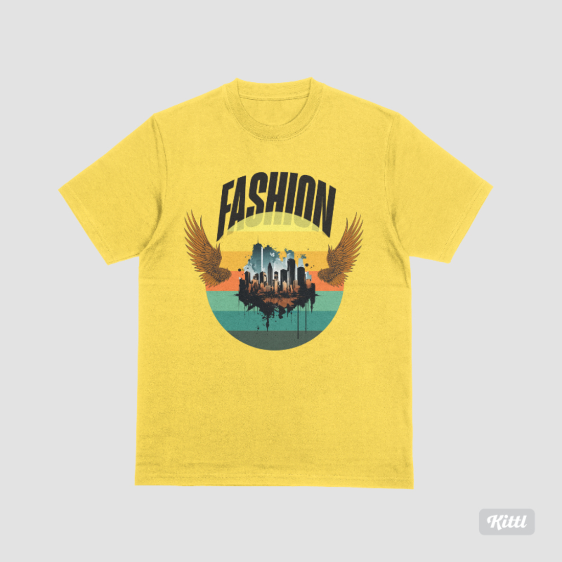 Fashionable T-Shirt Design preview image.