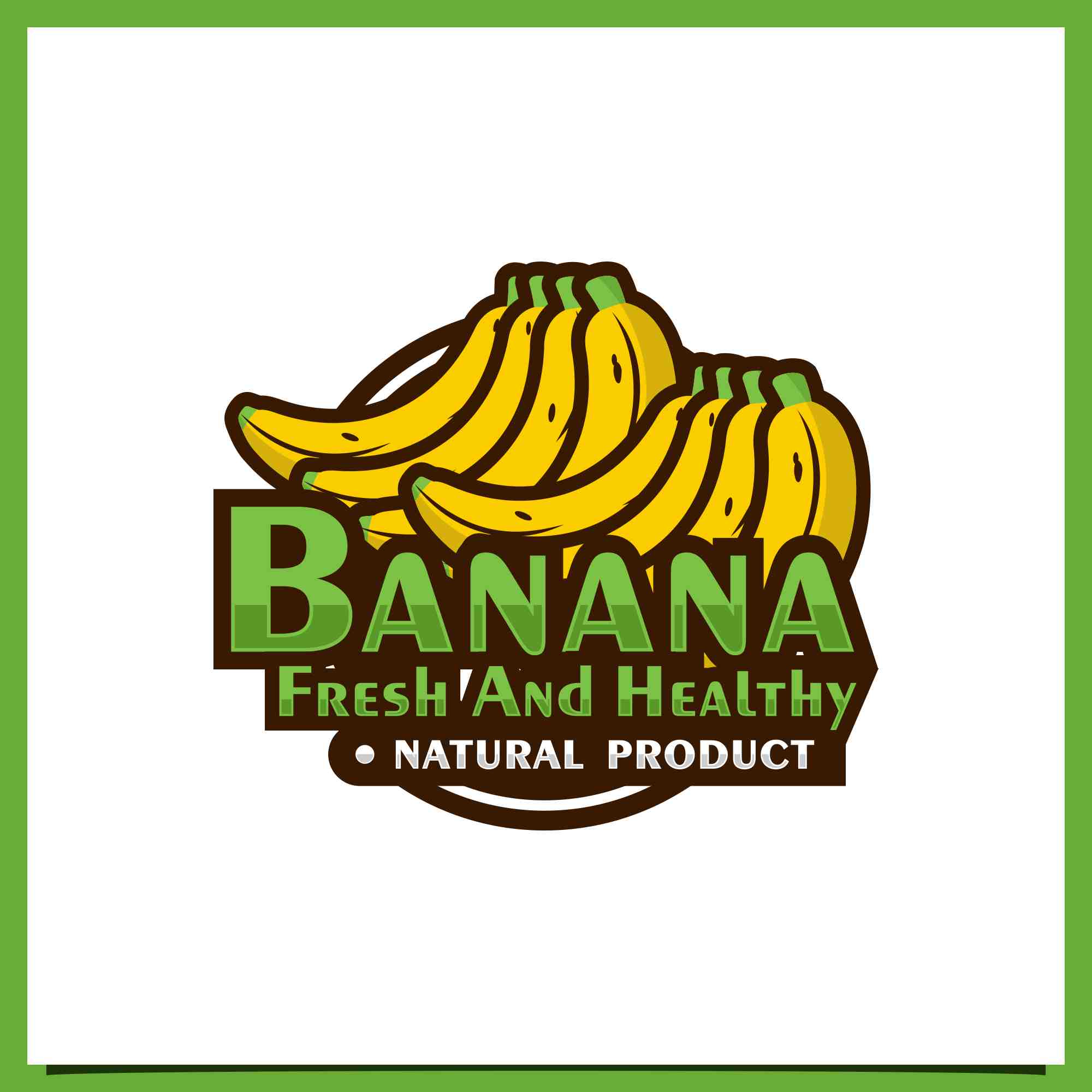 Set Banana vector badge logo design collection - $10 preview image.