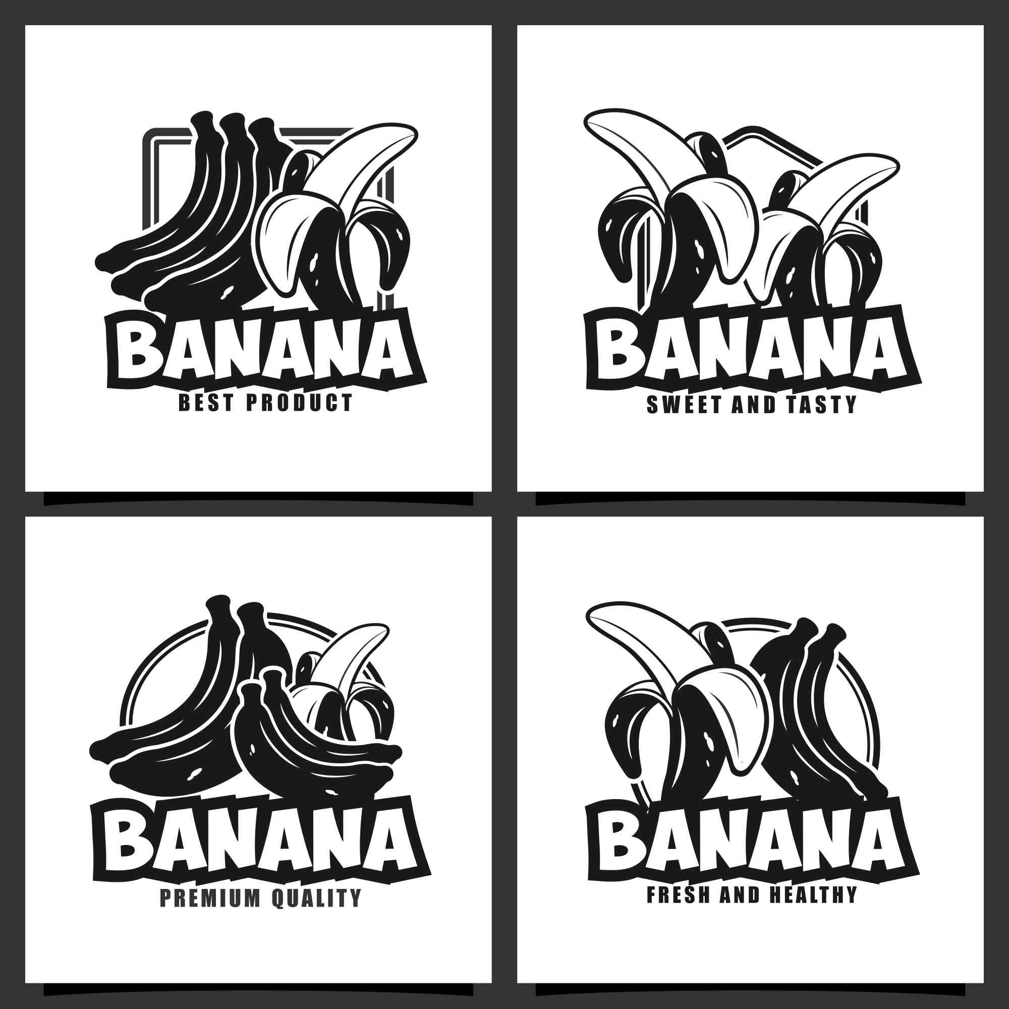 Set Banana vector design collection - $8 preview image.