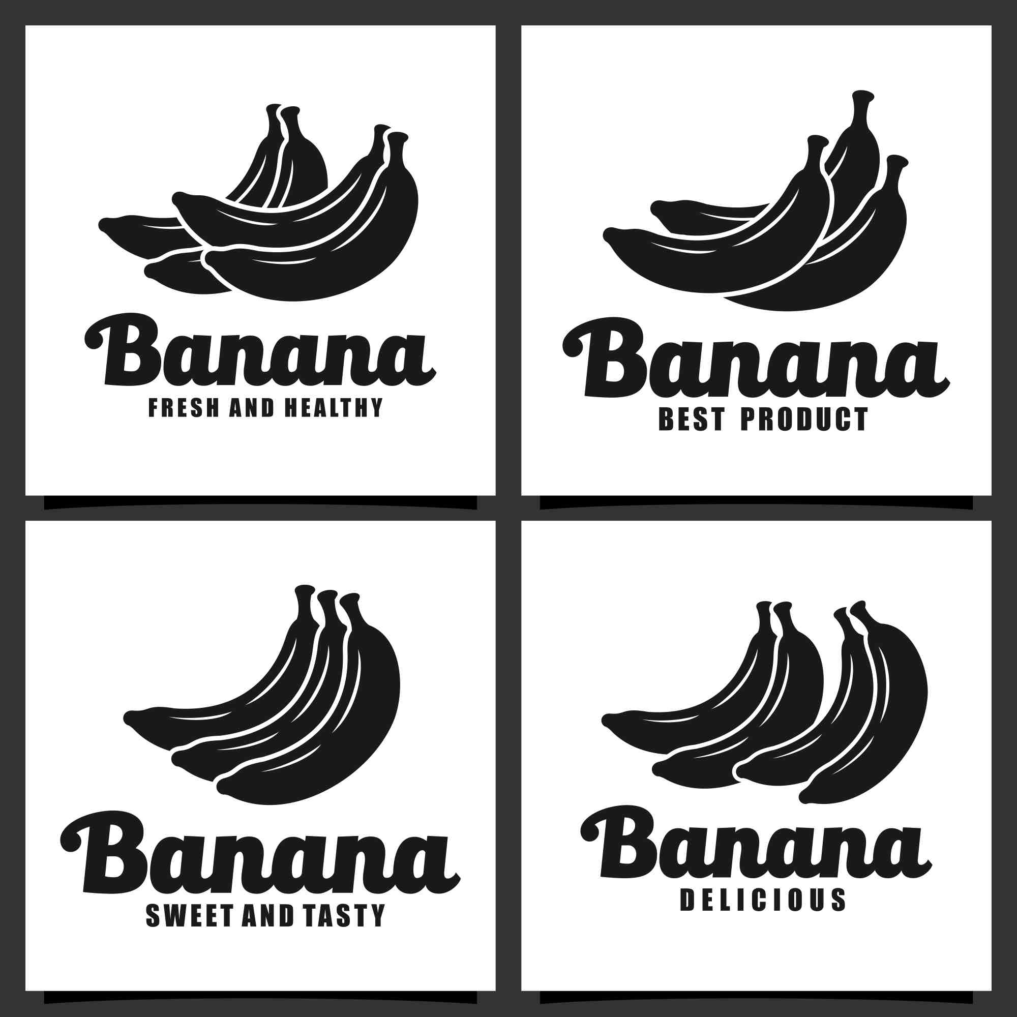 banana vector design collection 2 224