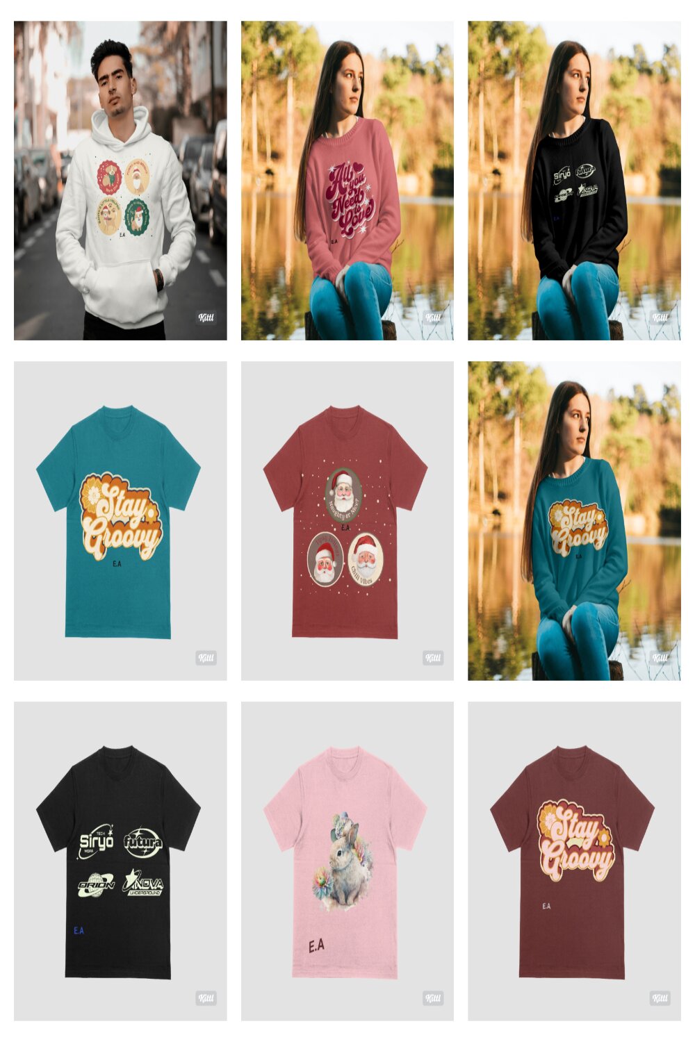 Winter collection T Shirts pinterest preview image.