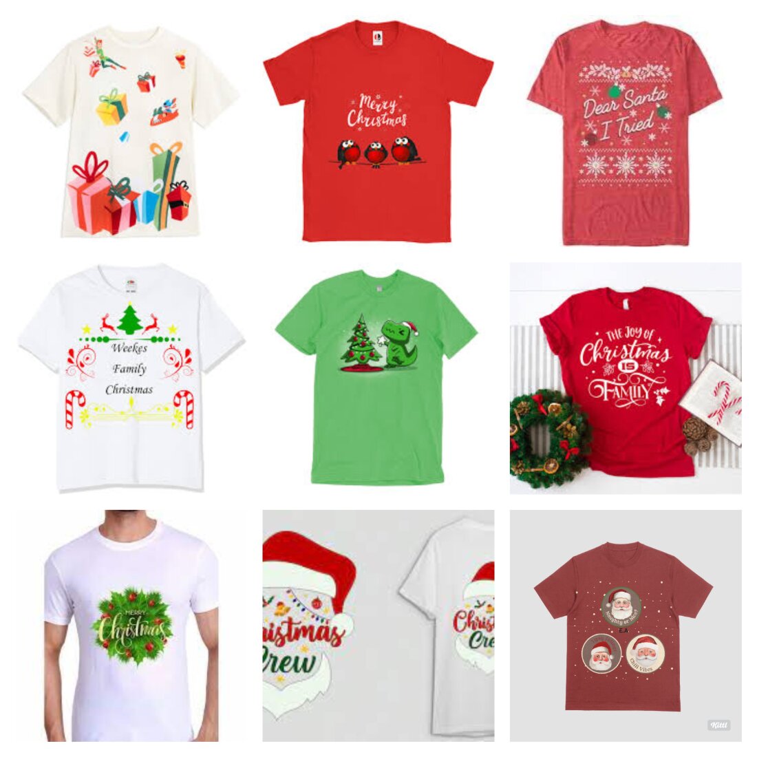 Chirtmas t shits new Collections 2024 preview image.