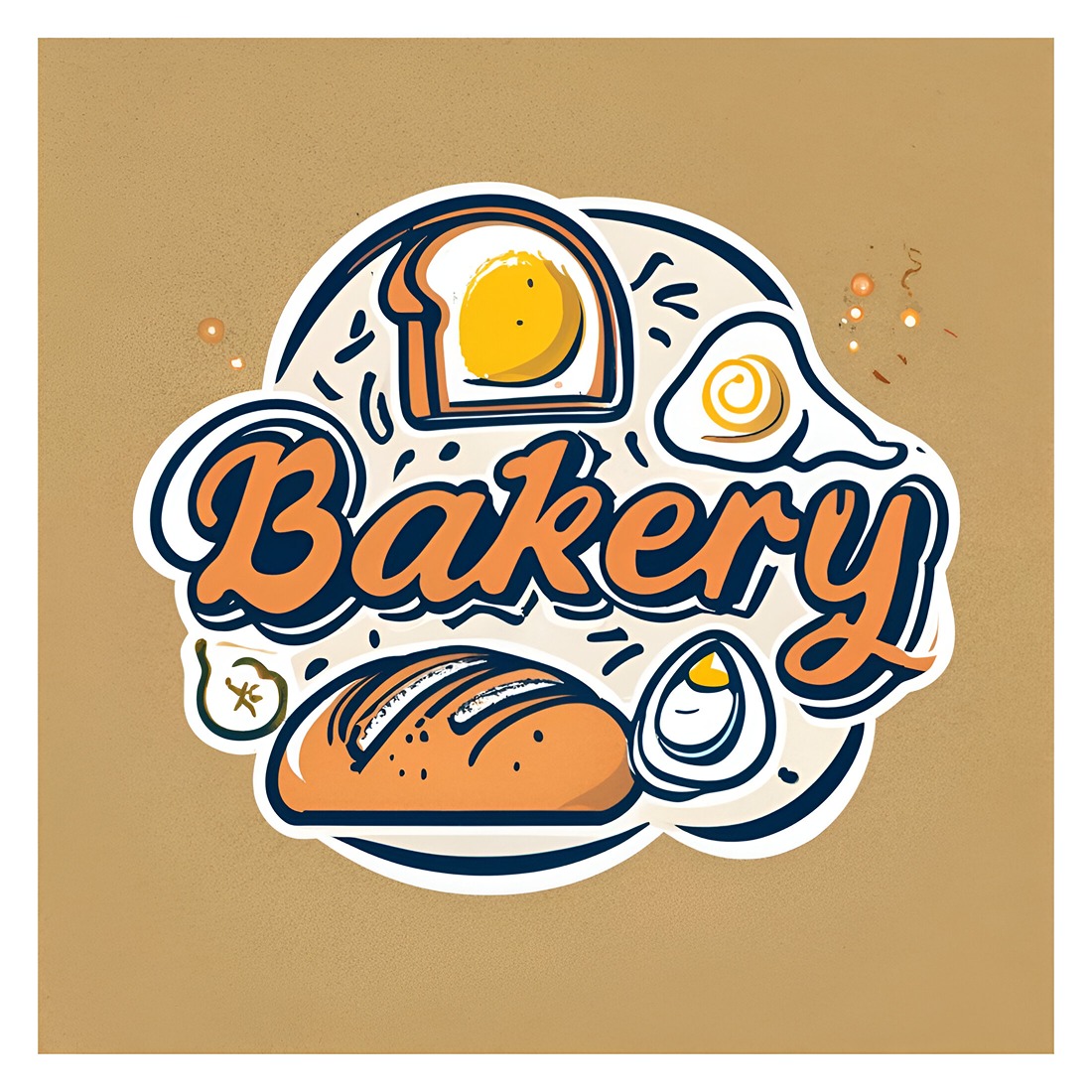 Bakery - Logo Design Template preview image.