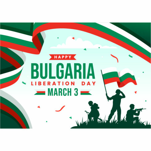 13 Bulgaria Liberation Day Illustration cover image.
