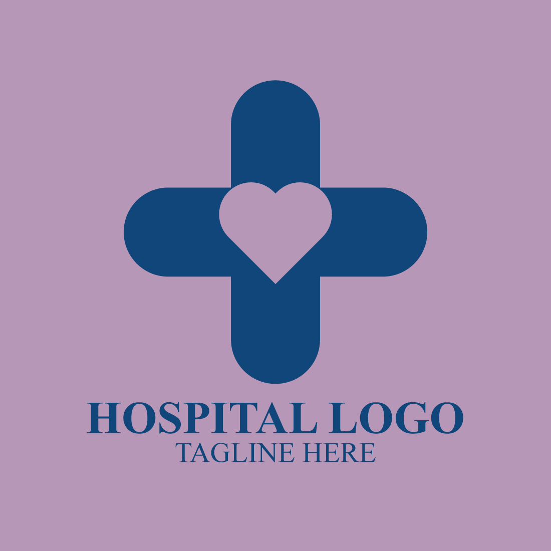 Simple Hospital Logo Design Service preview image.