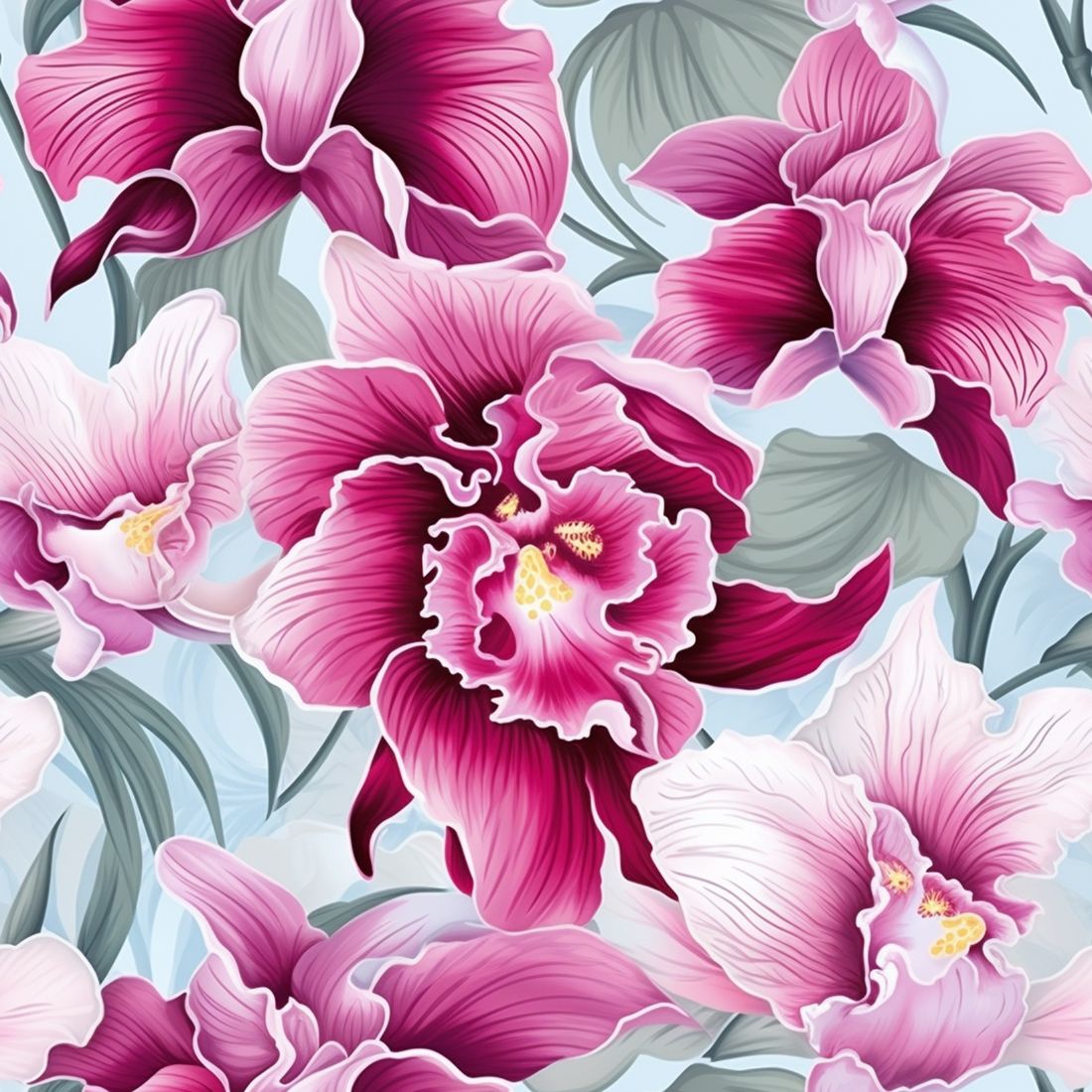 Seamless Floral Pattern preview image.