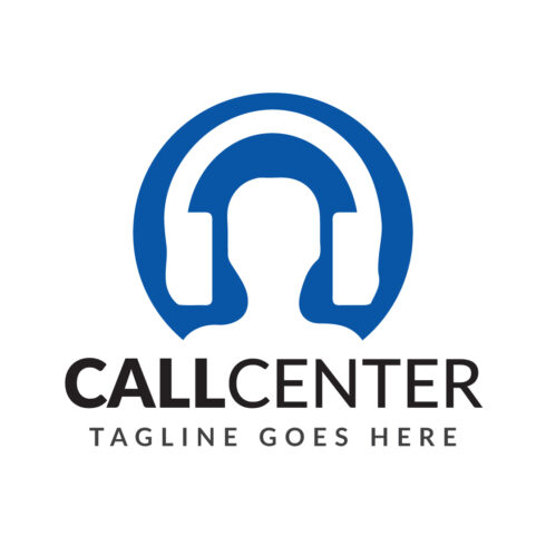 Call Center or customer logo, call logo, customer logo, head phones logo cover image.