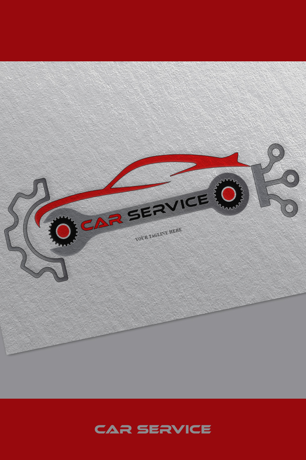Car Service Logo pinterest preview image.