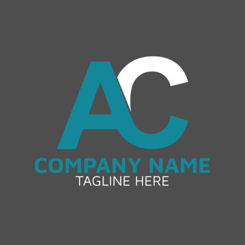 Monogram AC letter logo template design cover image.