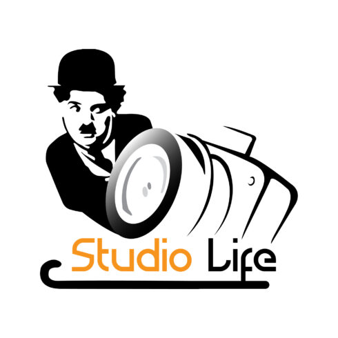 Charlie Chaplin logo for photography cover image.