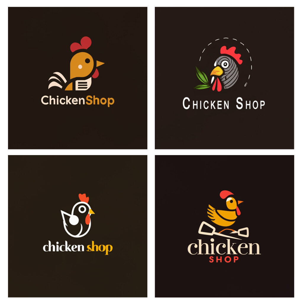 Chicken Shop - Logo Design Template - MasterBundles