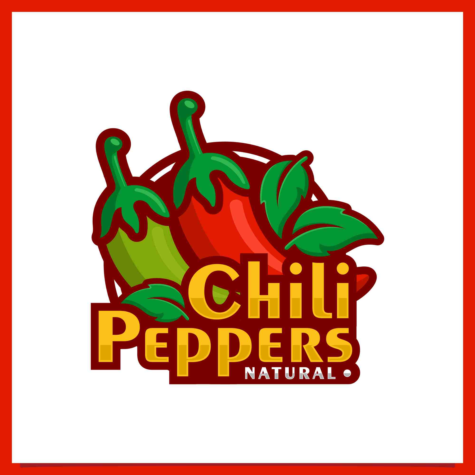 chili pepper badge logo design 2 649