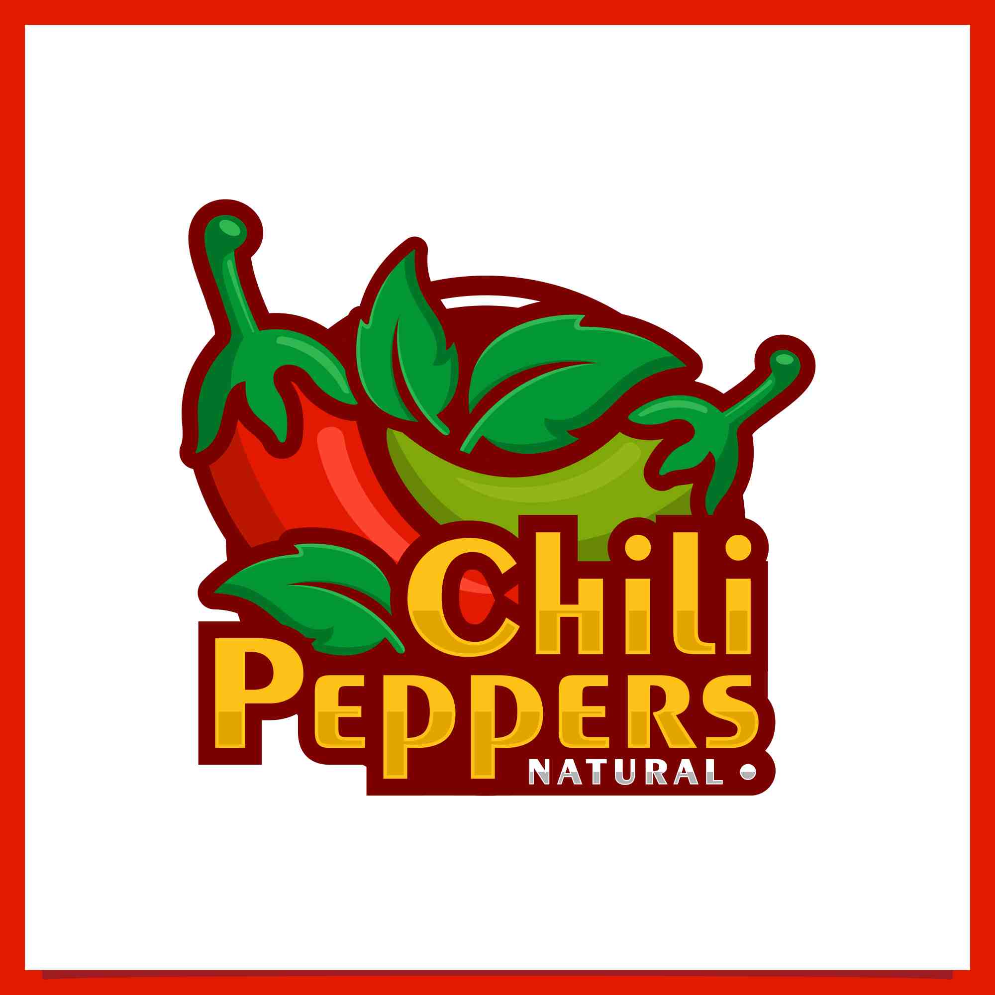 chili pepper badge logo design 5 721