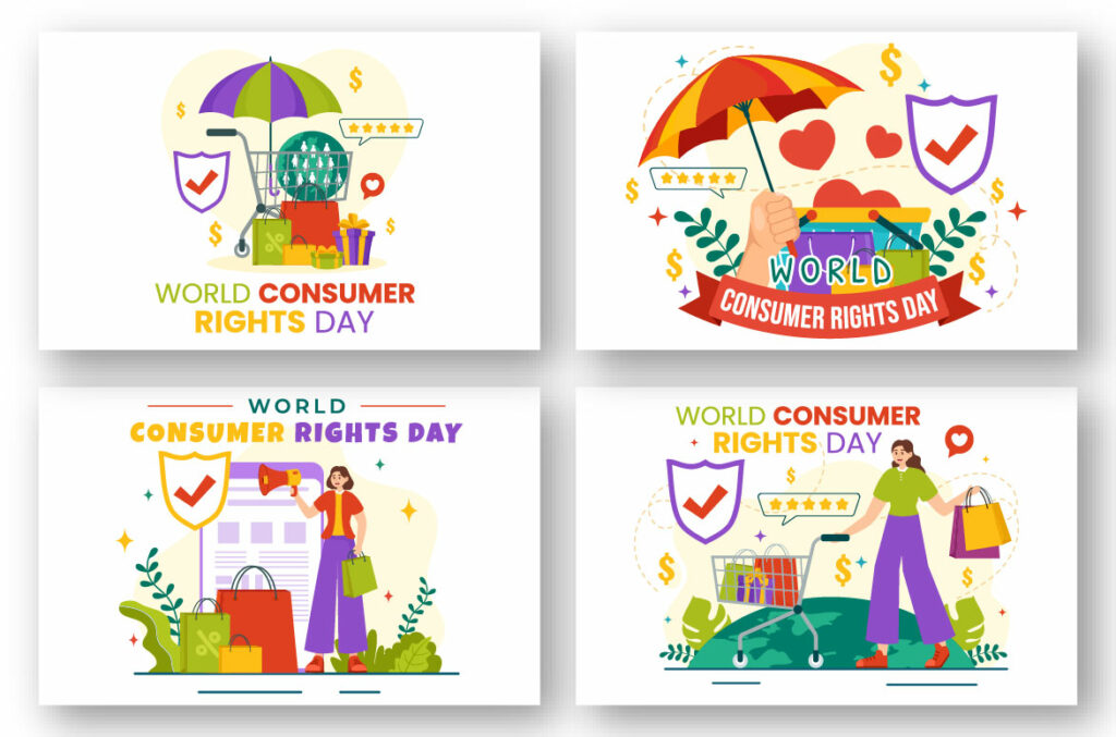 Consumer Rights Day Chart 13 World Consumer Rights Day Illustration - MasterBundles