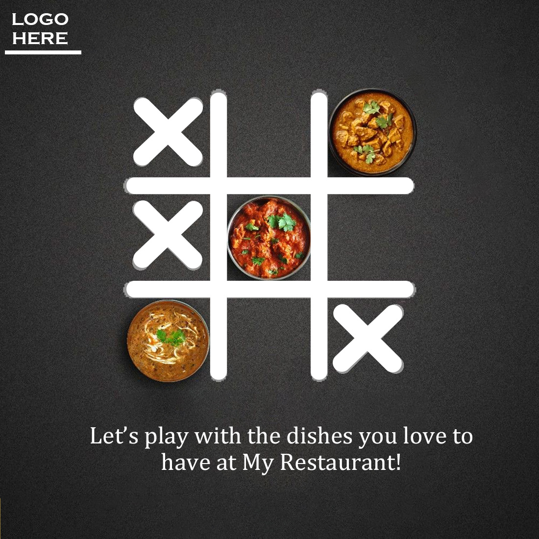 Food Social Media Campaign preview image.
