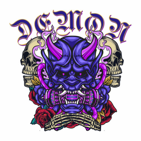 Demon T Shirt Design cover image.