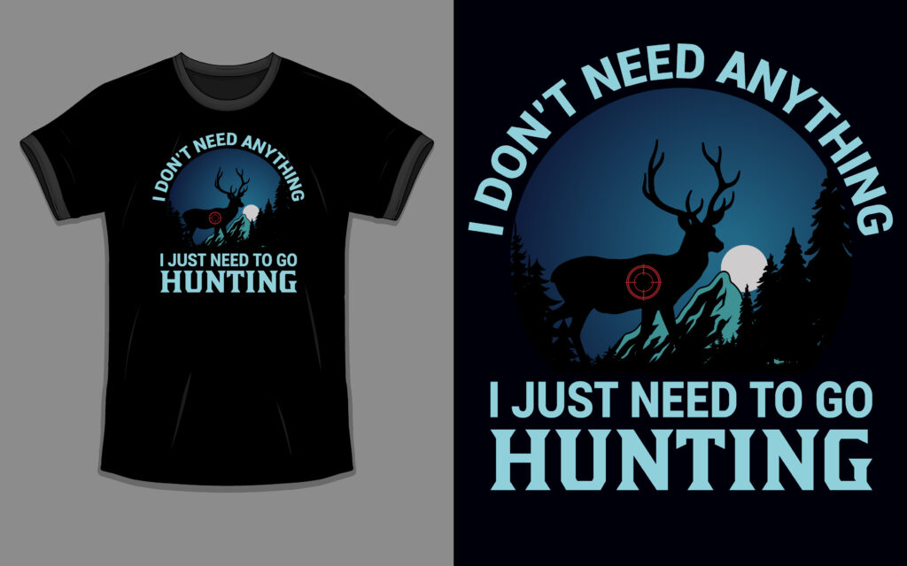 T-shirt Homme Chasse Au Cerf Dixie Land Outdoors - Coton, Manches Courtes, Motif Graphique