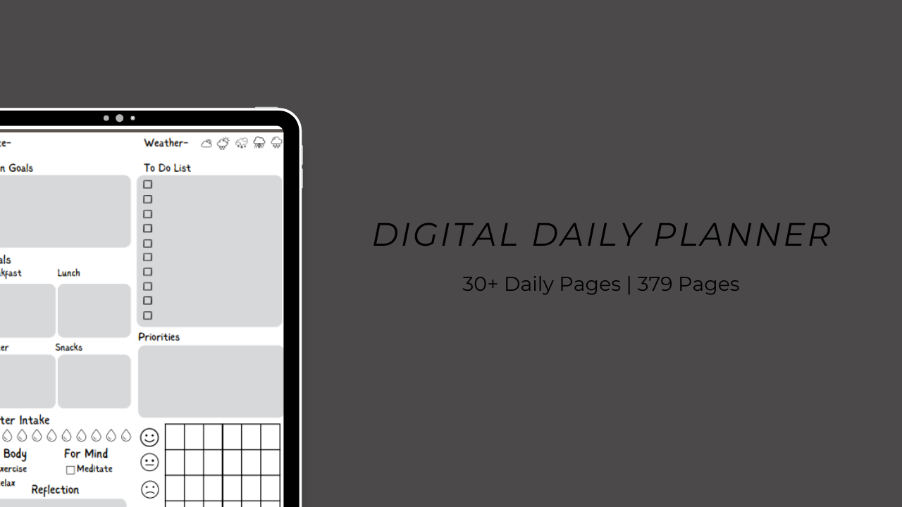 digital daily planner 734