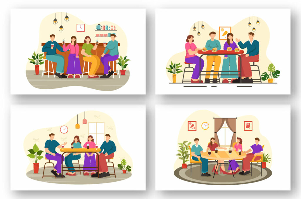 12 Double Date Illustration - MasterBundles