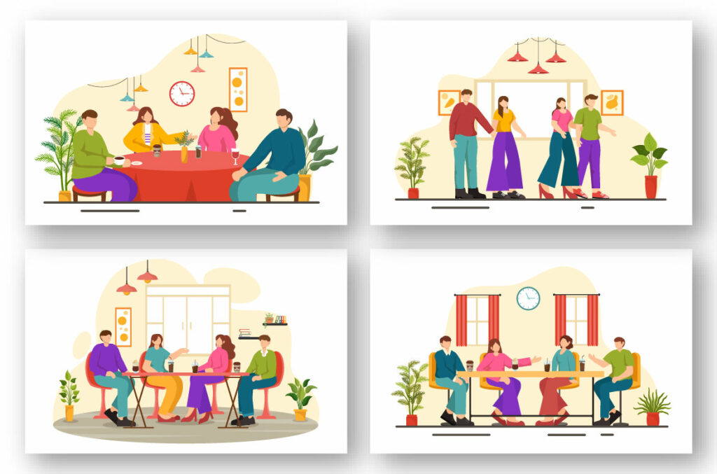 12 Double Date Illustration - MasterBundles