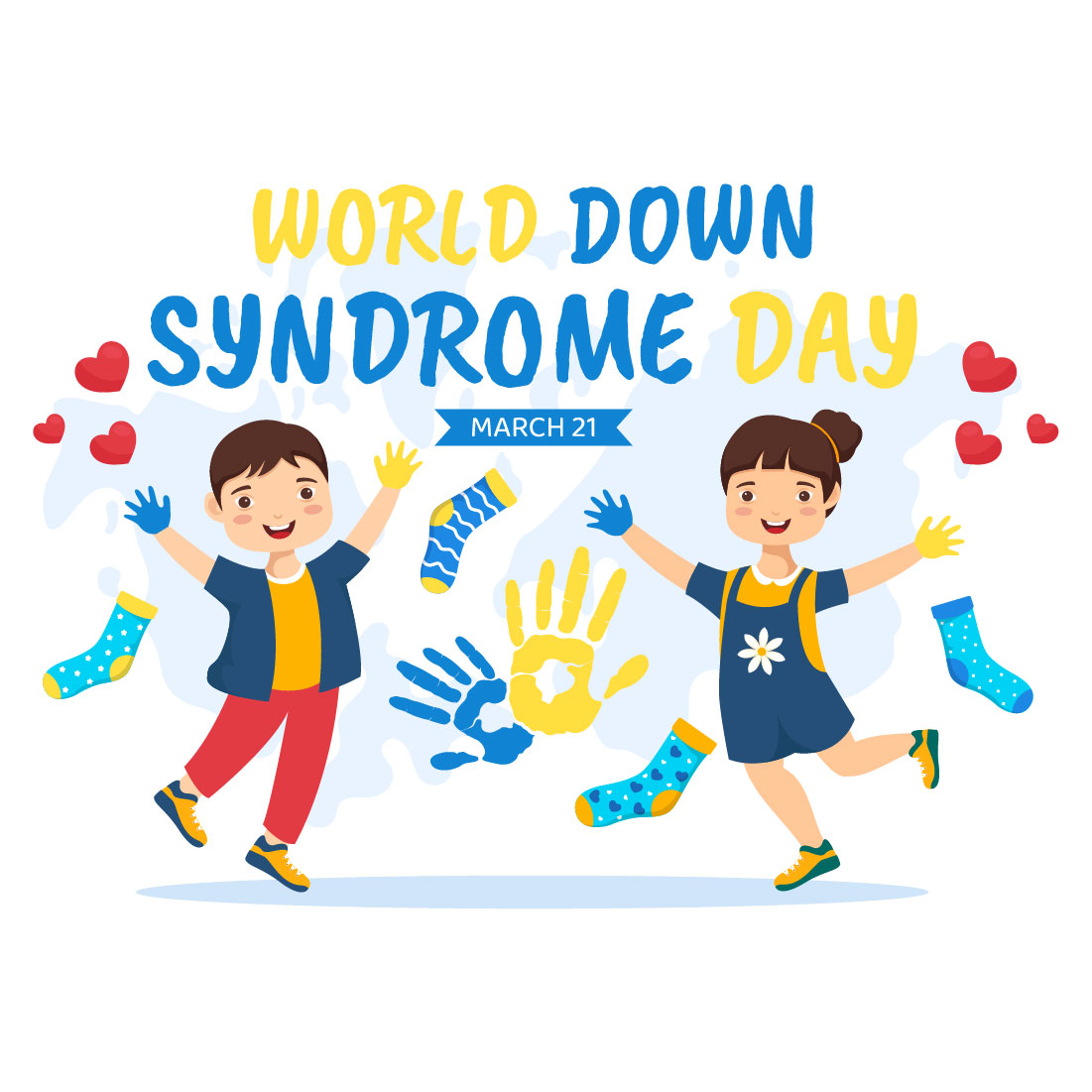 13 World Down Syndrome Day Illustration preview image.