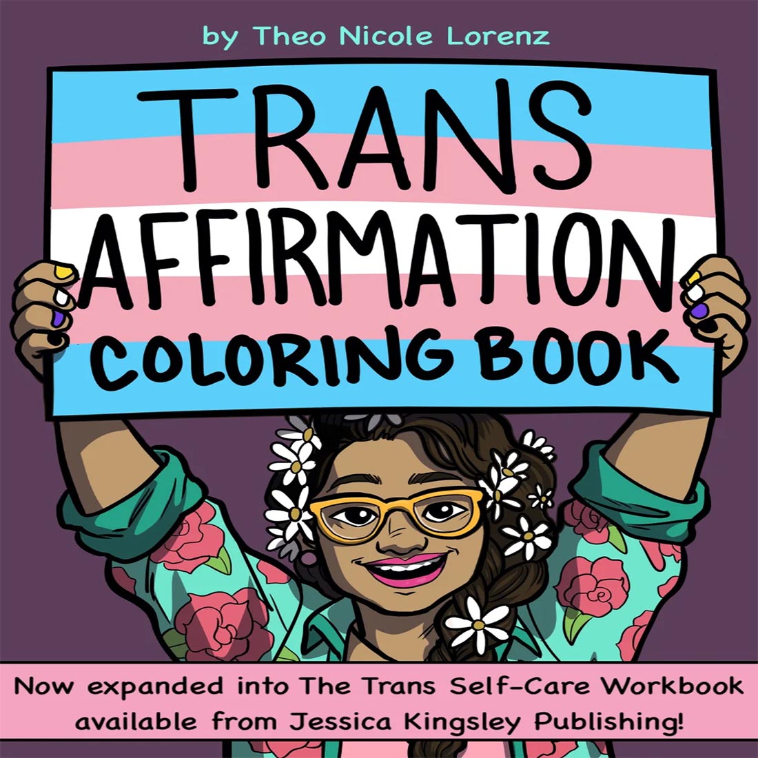 The Trans Affirmation Coloring Book preview image.