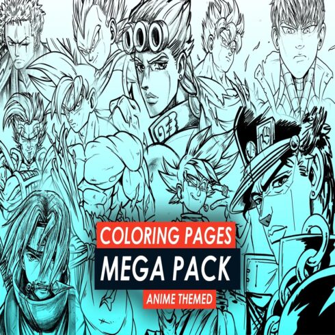 Anime Art - Coloring Pack cover image.
