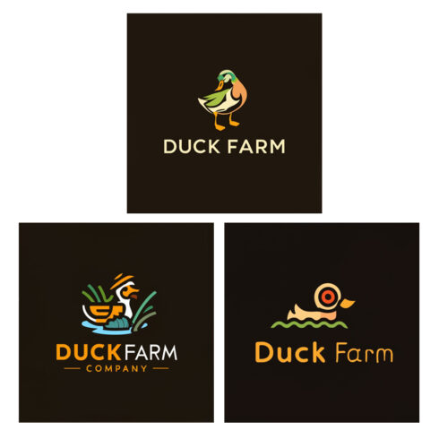 Duck Farm - Logo Design Template Total = 03 cover image.