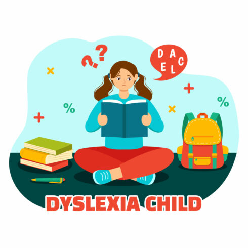 12 Dyslexia Children Illustration cover image.