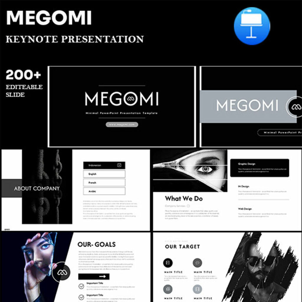 Megomi Keynote Presentation Template - MasterBundles